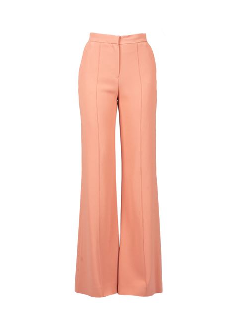 Pantaloni flared in cady a vita alta in rosa Elie Saab - donna ELIE SAAB | P0005NR25CD003GARDENLILLY